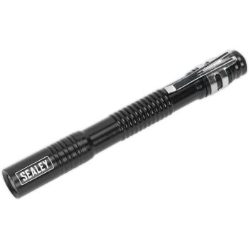 Image of Sealey Aluminium Pen Torch Black
