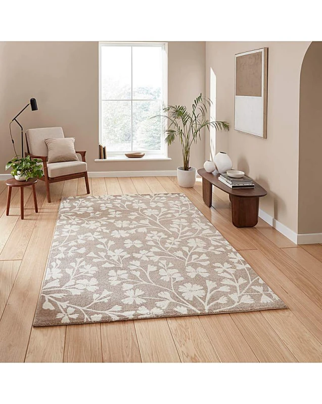 Image of Catherine Lansfield Grace Floral Floral Rug