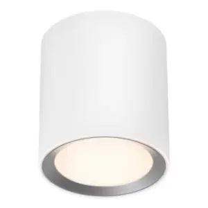 Image of Nordlux Landon Long LED Dimmable Bathroom Ceiling Light White, 2700K