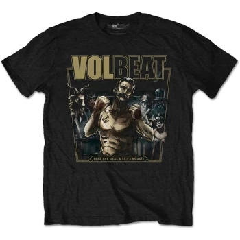 Image of Volbeat - Seal the Deal Unisex Medium T-Shirt - Black