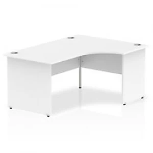 Image of Impulse Panel End 1600 Right Hand Crescent Desk White