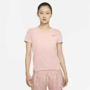 Image of Nike Dri-FIT Run Division Womens Short-Sleeve Running Top - Pink