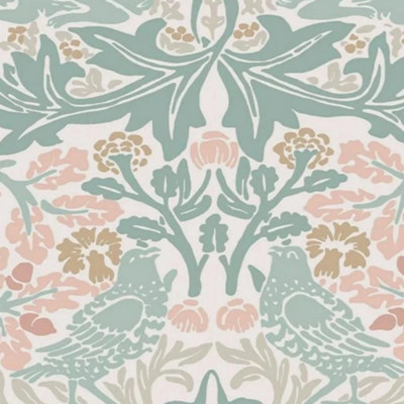 Image of William Morris At Home Brother Rabbit Lullaby Blues Wallpaper