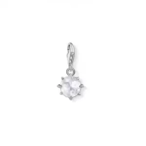 Image of Thomas Sabo White Rock Crystal April Birthstone Charm 1790-197-14