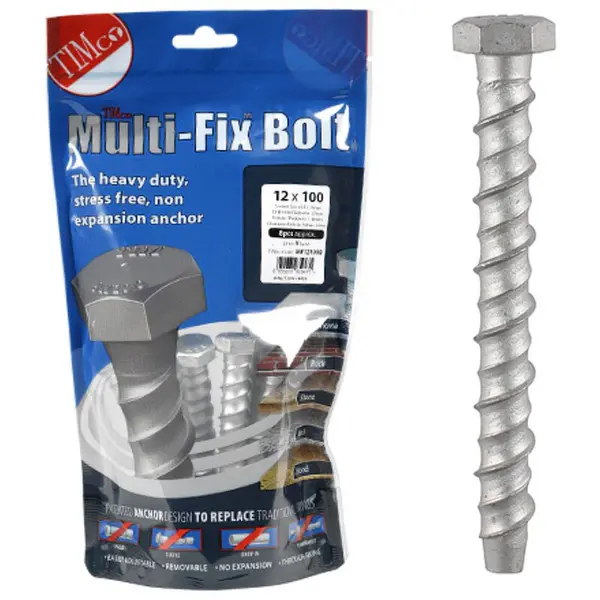 Image of Multi Fix Bolt Hex Head Concrete Screws MF12100B Diameter: 12mm