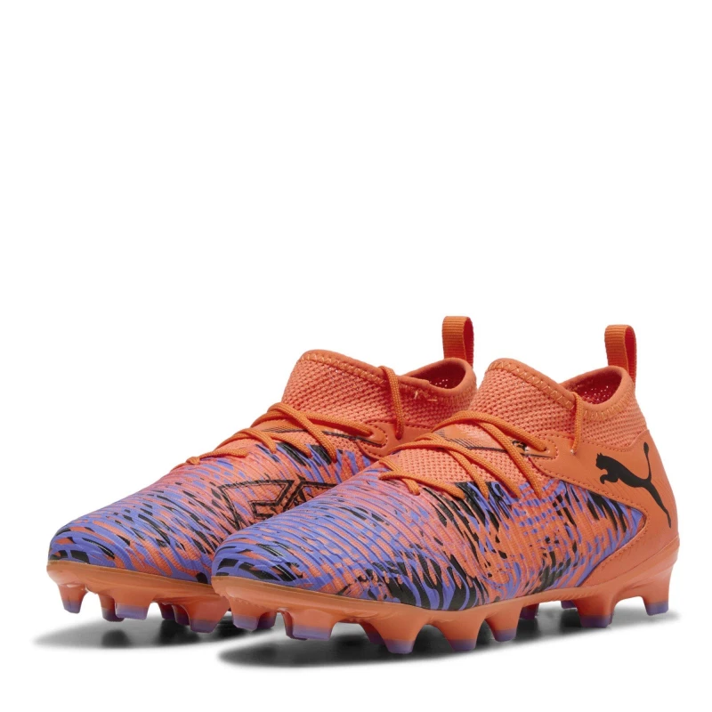Image of Puma FUTURE 8 MATCH Childrens Artificial Ground Football Boots - Orange Orange C11