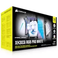 Image of Corsair Hydro X Series iCUE XH303i RGB PRO 360mm CPU Custom Cooling Kit - White