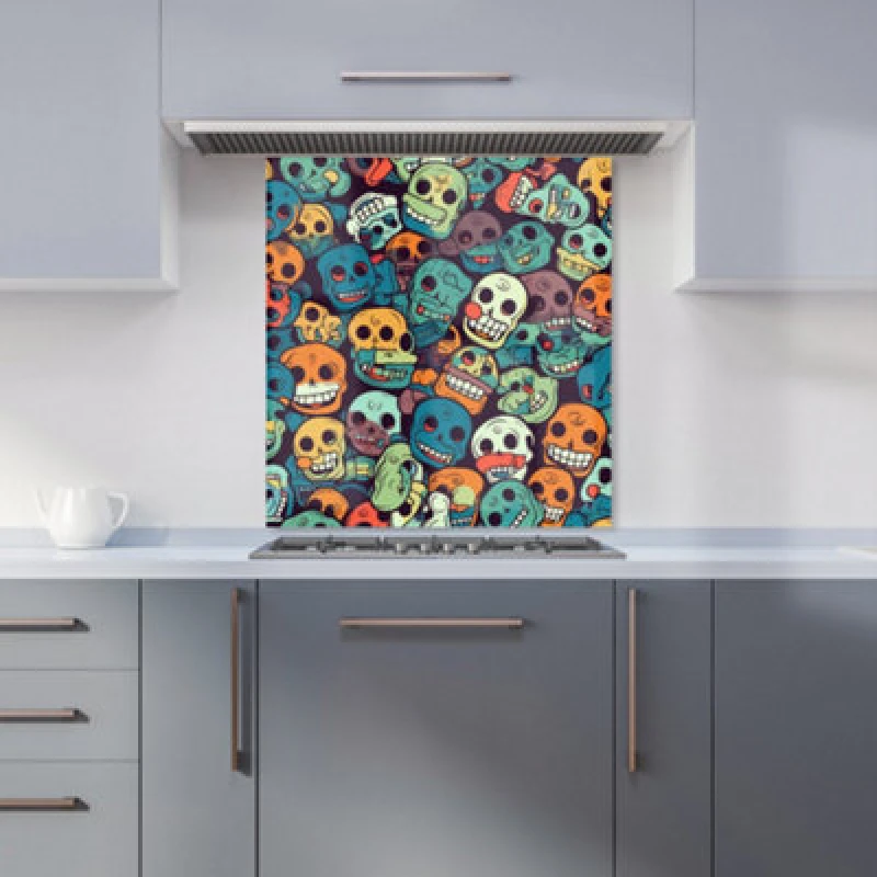 Image of Warren Reed - Designer Boho Inspired Christmas Trees Tea Towel in Green Green Unisex