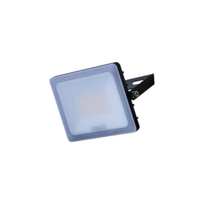 Image of Stanley Black / Frosted Opal Mains-Powered Cool Daylight LED Without Sensor Slimline Floodlight 2700Lm