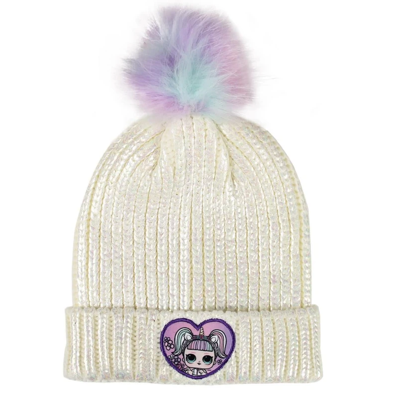 Image of LOL Surprise Unicorn Winter Hat Cream unisex