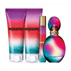 Image of Missoni Gift Set 50ml Eau de Parfum + 50ml Body Lotion + 50ml Shower Gel + 10ml Eau de Parfum