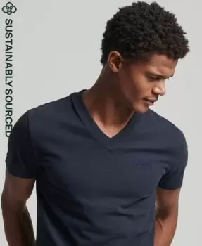 Image of Superdry Organic Cotton Vintage Logo V-Neck T-Shirt