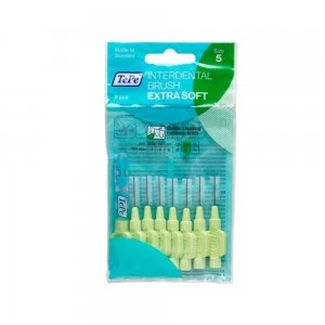 Image of Tepe Extra Soft 0.8mm Green Interdental Brushes 8Pcs
