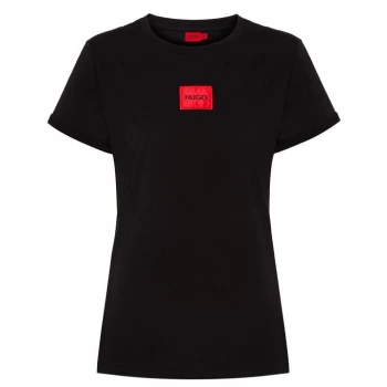 Image of Hugo Boss The Slim T-Shirt Black Size L Women