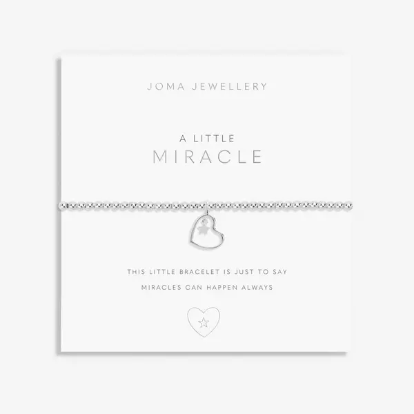 Image of Joma Jewellery A Little Miracle Silver Plated 17.5cm Bracelet 7007