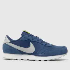 Image of Nike Navy & Grey Md Valiant Girls Youth Trainers
