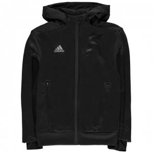 Image of adidas X Full Zipped Hoody Junior Boys - Black
