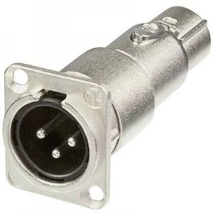 Image of Neutrik NA3MDF XLR adapter XLR plug - XLR socket