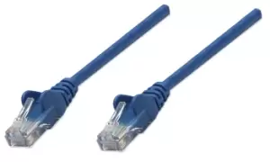 Image of Intellinet Network Patch Cable, Cat5e, 3m, Blue, CCA, U/UTP, PVC,...