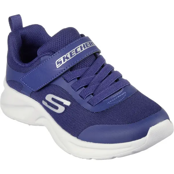 Image of Skechers Boys Dynamatic Pull On Strap Stretch Trainers UK Size 3 (EU 36)
