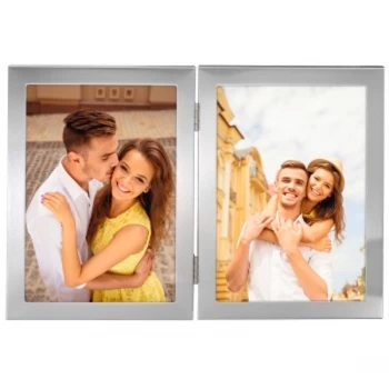 Image of Hama Multi Photo Frame "Laval" 2 of 10 x 15cm Silver