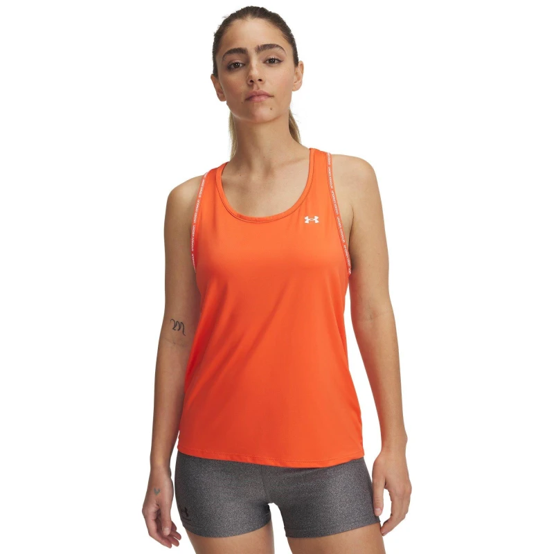 Image of Under Armour Knockout Tank Top Womens Orange female 14 (L)