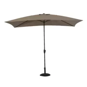 Image of Sturdi 3m x 2m Aluminium Parasol (base not included) - Taupe