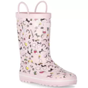 Image of Trespass Starryton Kids Waterproof Wellington Boots UK Size 13 (EU 32)