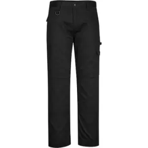 Image of Portwest WX2 Work Trousers Black 32" 31"