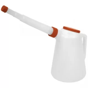 Image of Sealey JDL5R Oil Container with Red Lid & Flexible Spout 5L