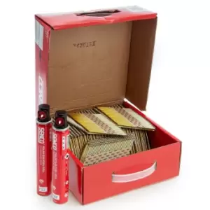 Image of Senco HC59AXBKR-FCB First Fix Galvanised Smooth Nails 3.1mm x 90mm + 2 Fuel Cell