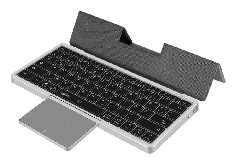 Image of LogiLink ID0214 keyboard Home/Office Bluetooth QWERTZ German Grey