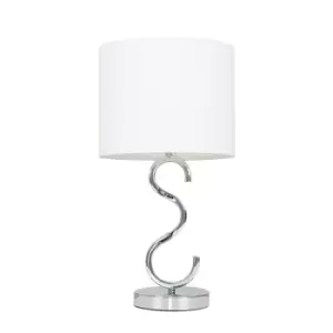Image of Silver Table Lamp Dimmable