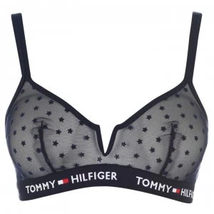 Image of Tommy Bodywear Mesh Star Triangle Bralette - Navy Blazer 416