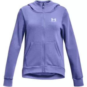 Image of Under Armour Fleece LU FZ Hoodie - Blue