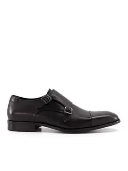 Image of Dune London Schemer Monk Shoes - Black, Size 7, Men