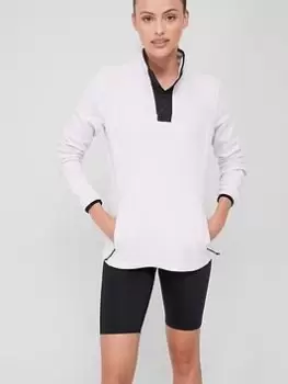 Image of The North Face Homesafe Snap Neck Fleece Pullover - Lilac Size S, Women