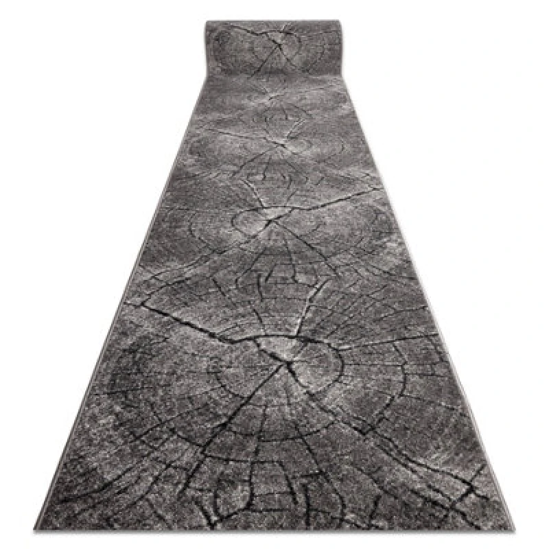 Image of RugsX Runner Silver Tronko Tree Wood Grey 120Cm 120X100 Cm