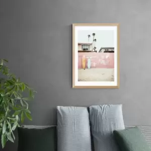 Image of East End Prints At the Beach Print Pink