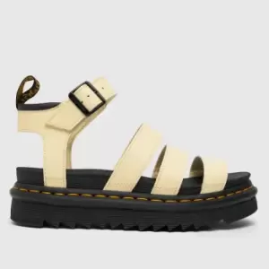 Image of Dr Martens Yellow Blaire Sandals