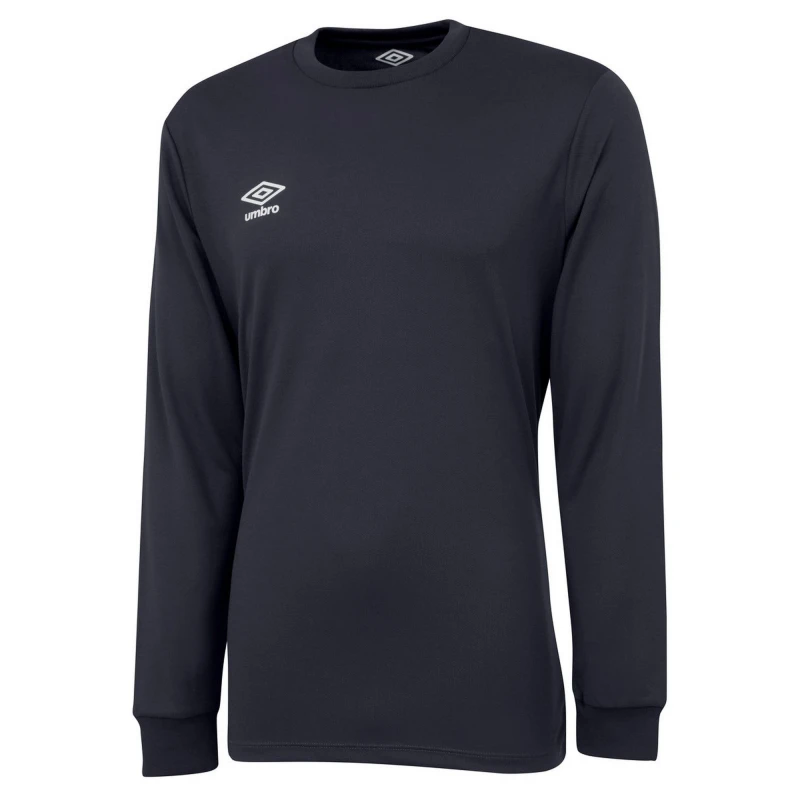 Image of Umbro Club Long-Sleeved Jersey in Mid Grey Size: 11-12 Years Mid Grey Unisex 11-12 Years