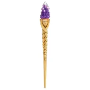 Image of Goddess Wand With Purple Crystal