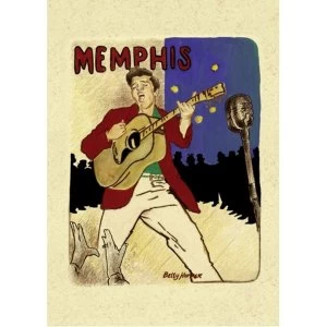 Image of Elvis Presley - Memphis Postcard