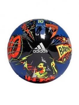 Image of Adidas Junior Messi Football - Blue