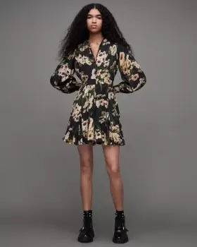 Image of AllSaints Dana Francoise Floral Dress