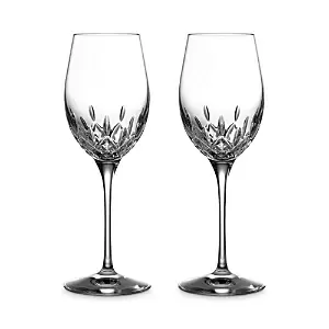Image of Waterford Lismore Essence White Wine Glasses, Set of 2