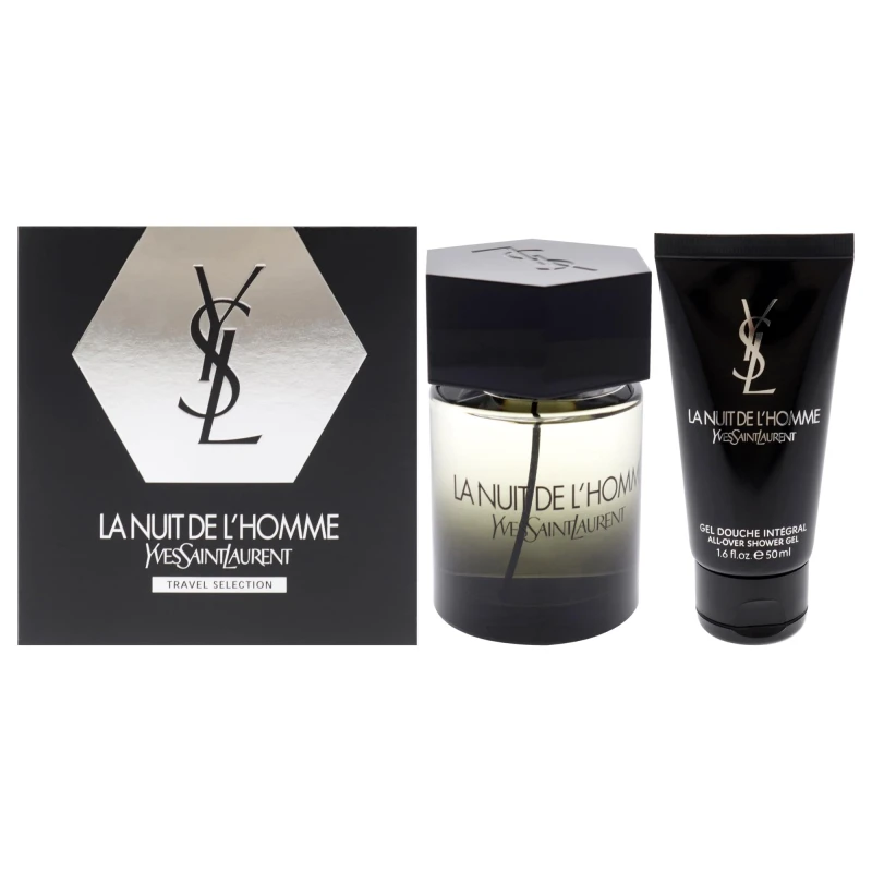 Image of Yves Saint Laurent La Nuit de LHomme Gift Set 100ml Eau de Toilette + 50ml Shower Gel