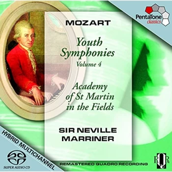 Image of Wolfgang Amadeus Mozart - Youth Symphonies Vol. 4 (Marriner, Asmif) [sacd/cd Hybrid] CD