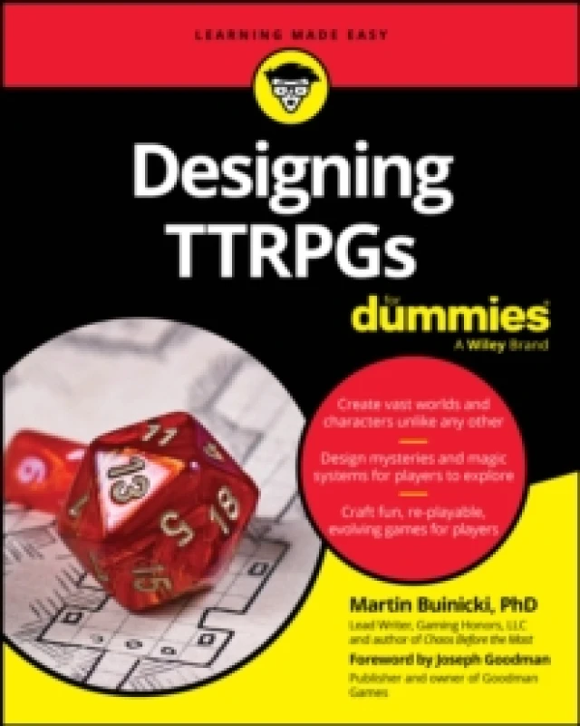 Image of Designing TTRPGs For Dummies Paperback / softback