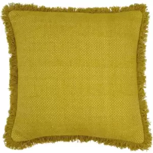 Image of Furn Sienna Cushion Cover (One Size) (Ochre Yellow) - Ochre Yellow